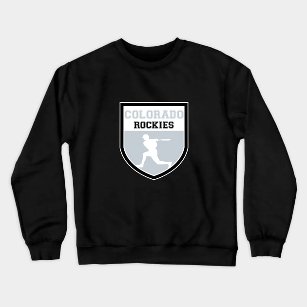 Colorado Rockies Fans - MLB T-Shirt Crewneck Sweatshirt by info@dopositive.co.uk